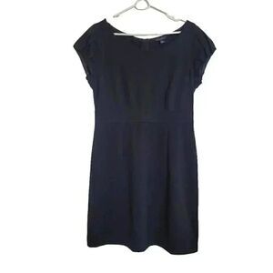 Banana Republic Women's Black Poly/Rayon/Spandex Knit Cinch Waist Pleated Short